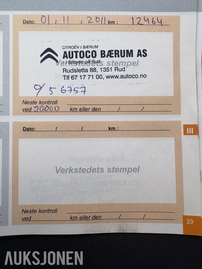 2010 Citroen C4 1.6 HDI 90HK MANUELL MANGELLAPP