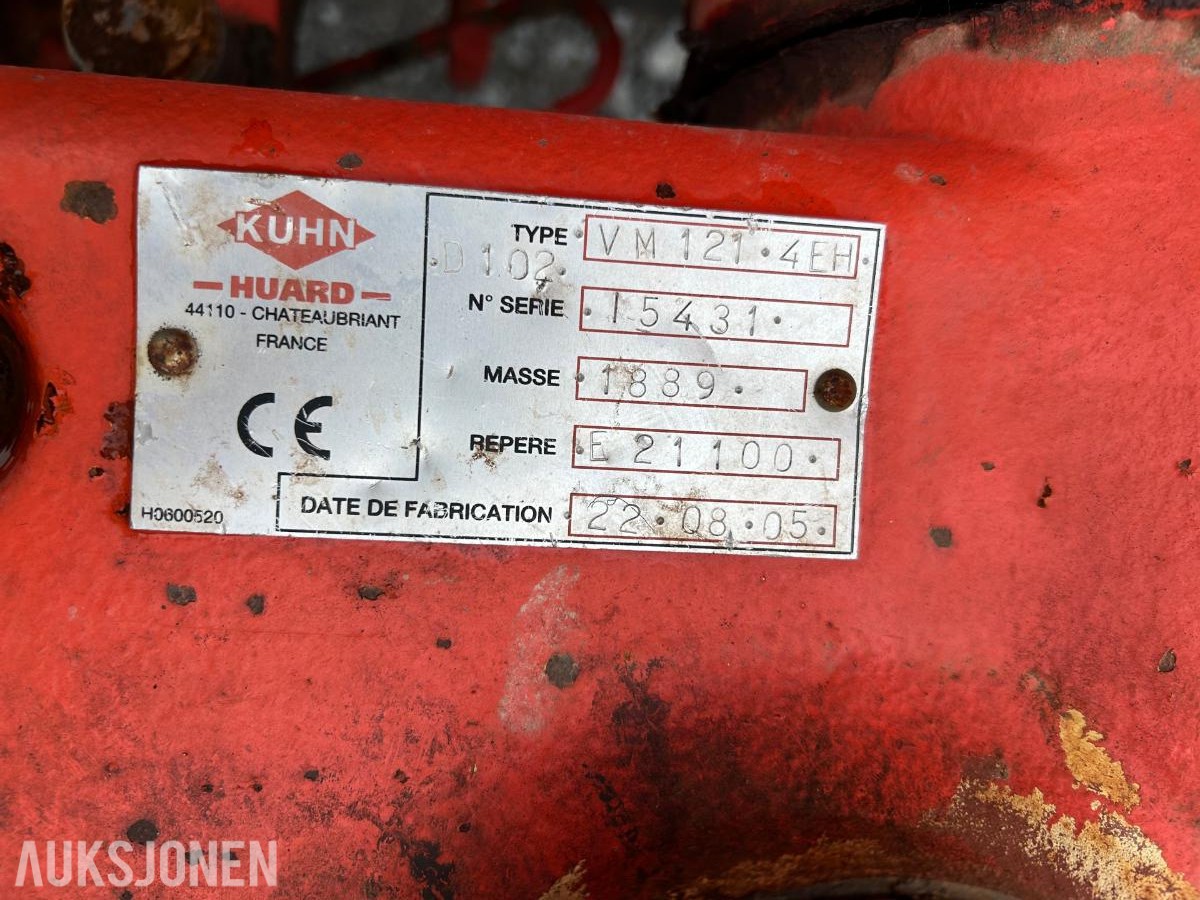 2005 Kuhn Vari-Master 121 5-skjærs vendeplog