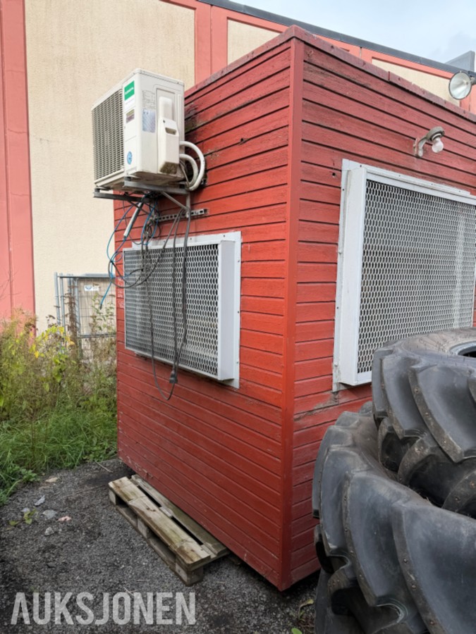 kontor/mannskapsbrakke med varmepumpe - INGEN MINSTEPRIS!