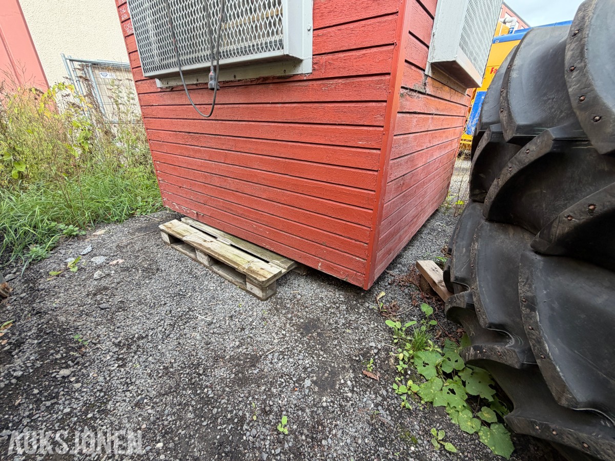 kontor/mannskapsbrakke med varmepumpe - INGEN MINSTEPRIS!