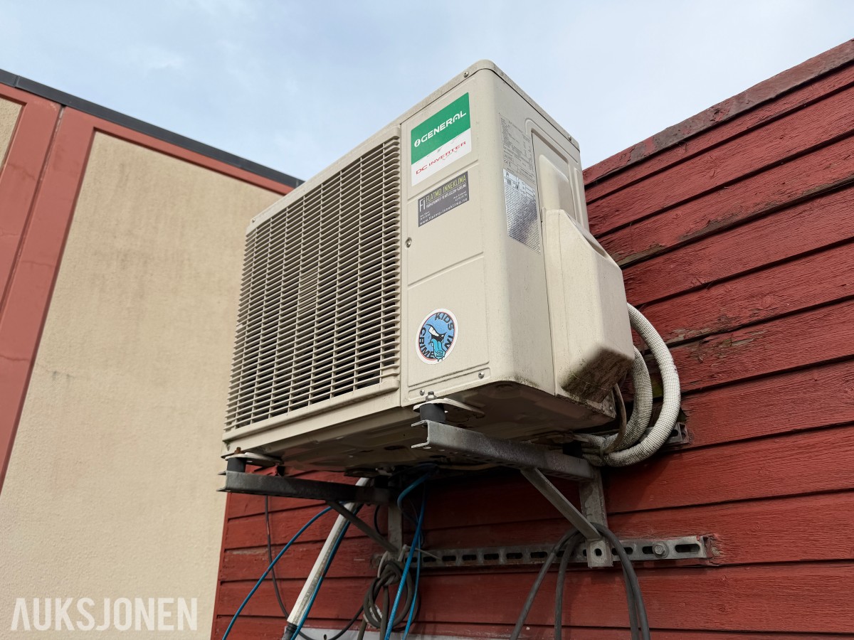 kontor/mannskapsbrakke med varmepumpe - INGEN MINSTEPRIS!