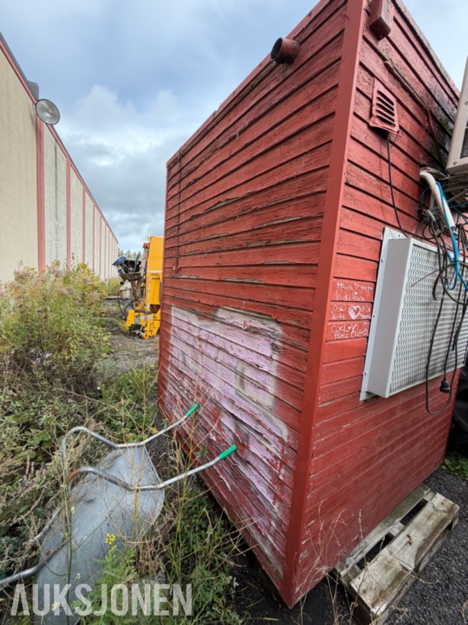 kontor/mannskapsbrakke med varmepumpe - INGEN MINSTEPRIS!