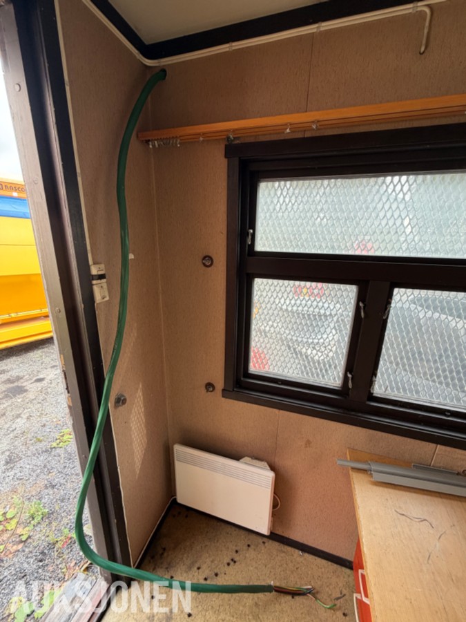 kontor/mannskapsbrakke med varmepumpe - INGEN MINSTEPRIS!