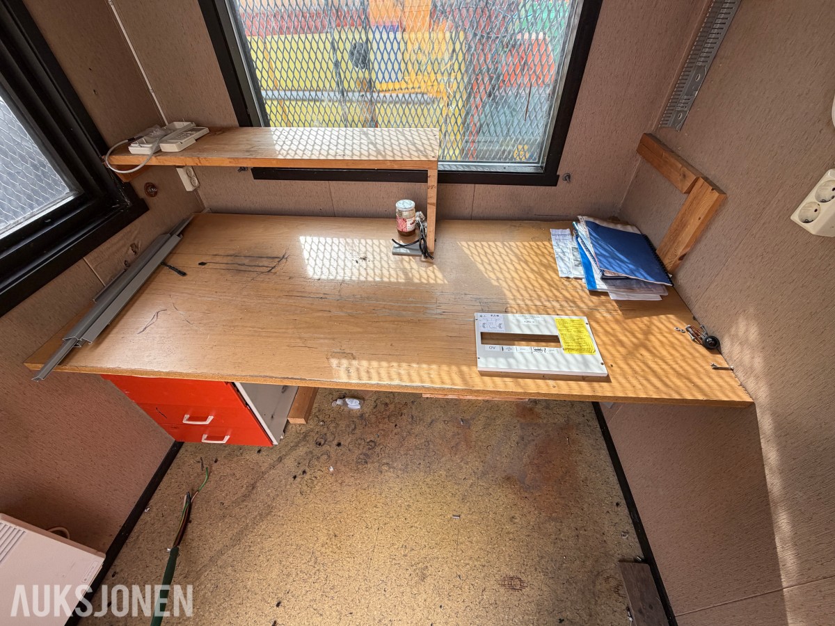 kontor/mannskapsbrakke med varmepumpe - INGEN MINSTEPRIS!