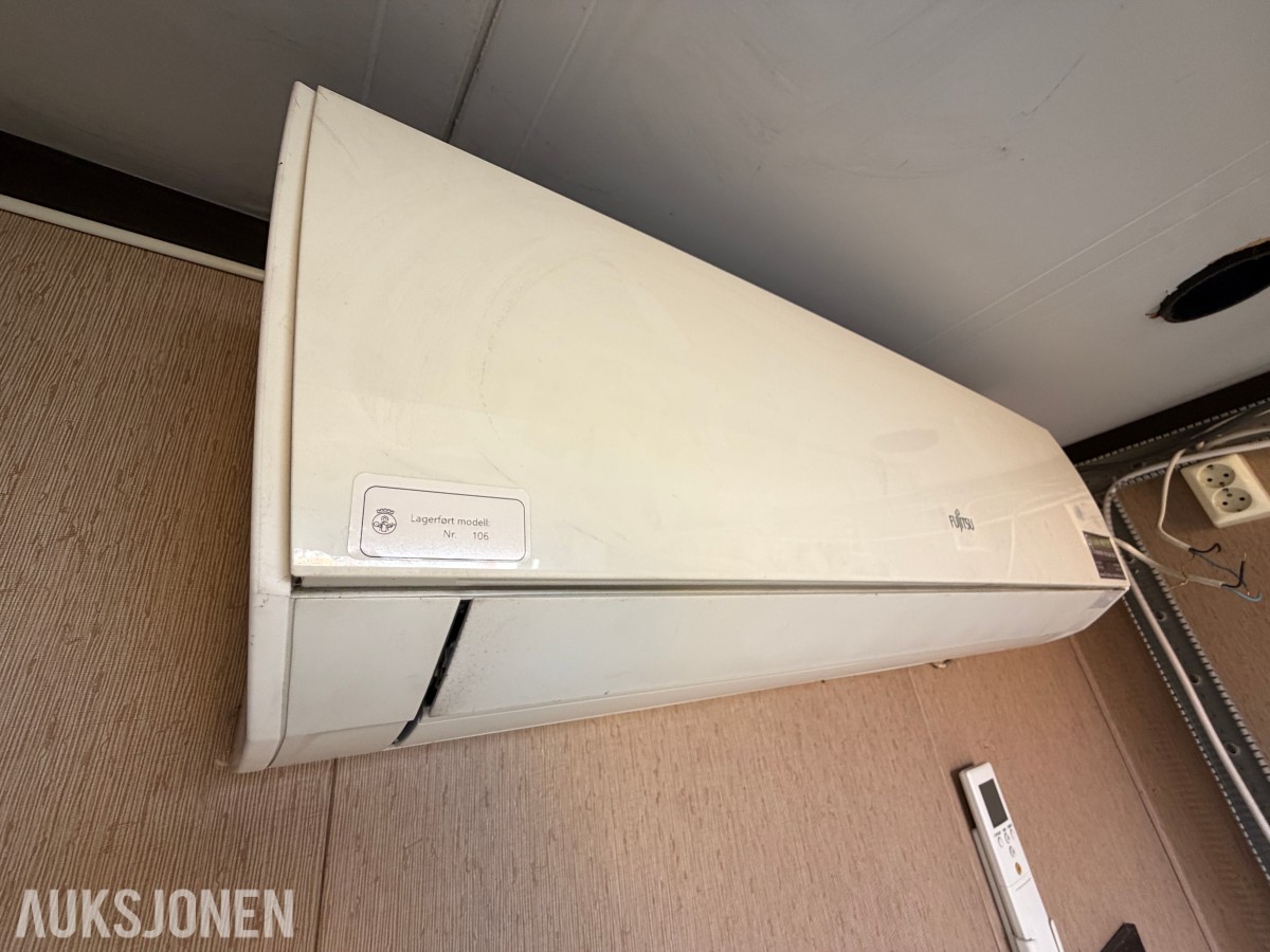 kontor/mannskapsbrakke med varmepumpe - INGEN MINSTEPRIS!