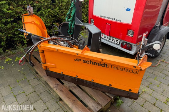 2022 Schmidt Tellefsdal VPL 27 vikeplog - 460 kg - hydraulisk vinging - gummiskjær - støttehjul - CE-merket