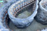 1 Sett Gummibelter til gravemaskin - 400x72,5 RS X 74