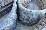 1 Sett Gummibelter til gravemaskin - 400x72,5 RS X 74
