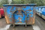 6 meter krokcontainer med bakdører