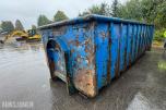 6 meter krokcontainer med bakdører