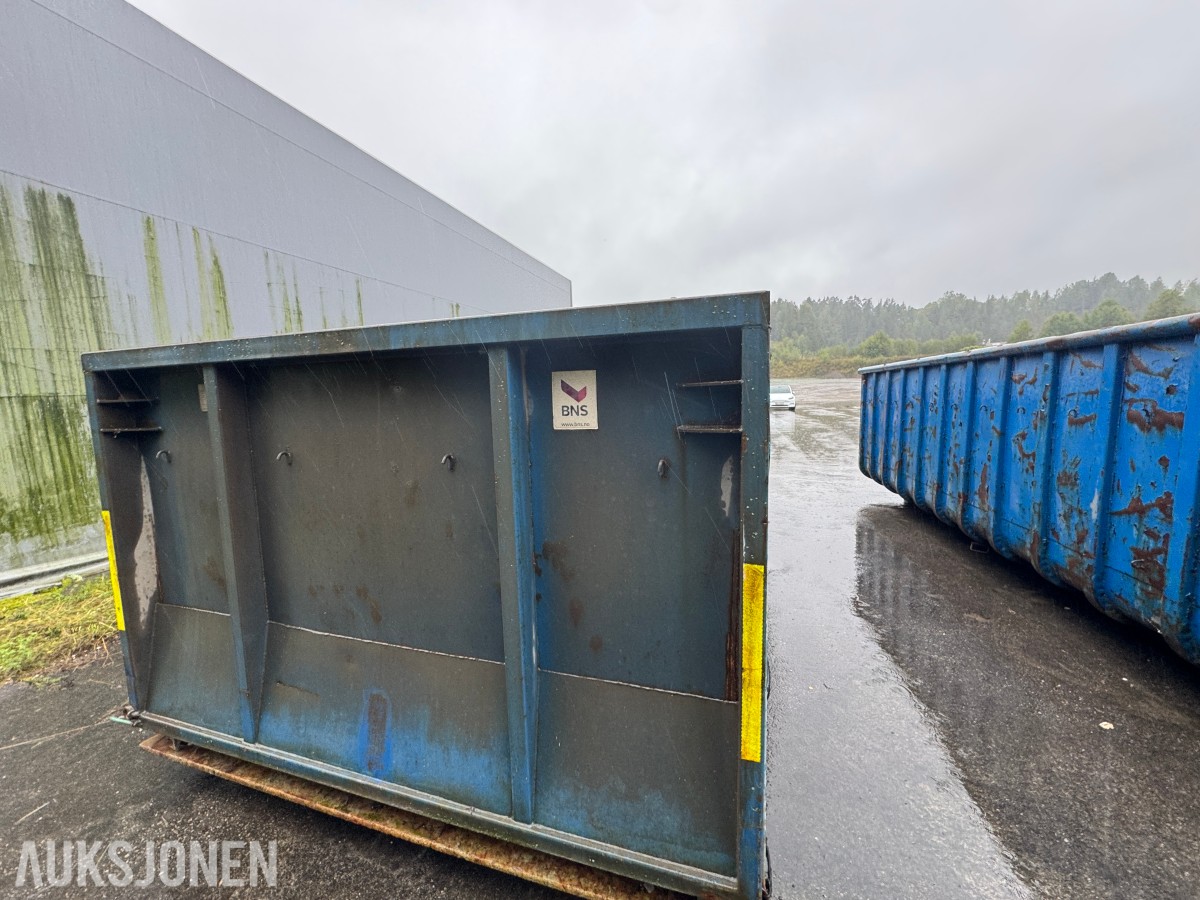 6 meter slamcontainer Krok – 22 m³ – BNS Miljø