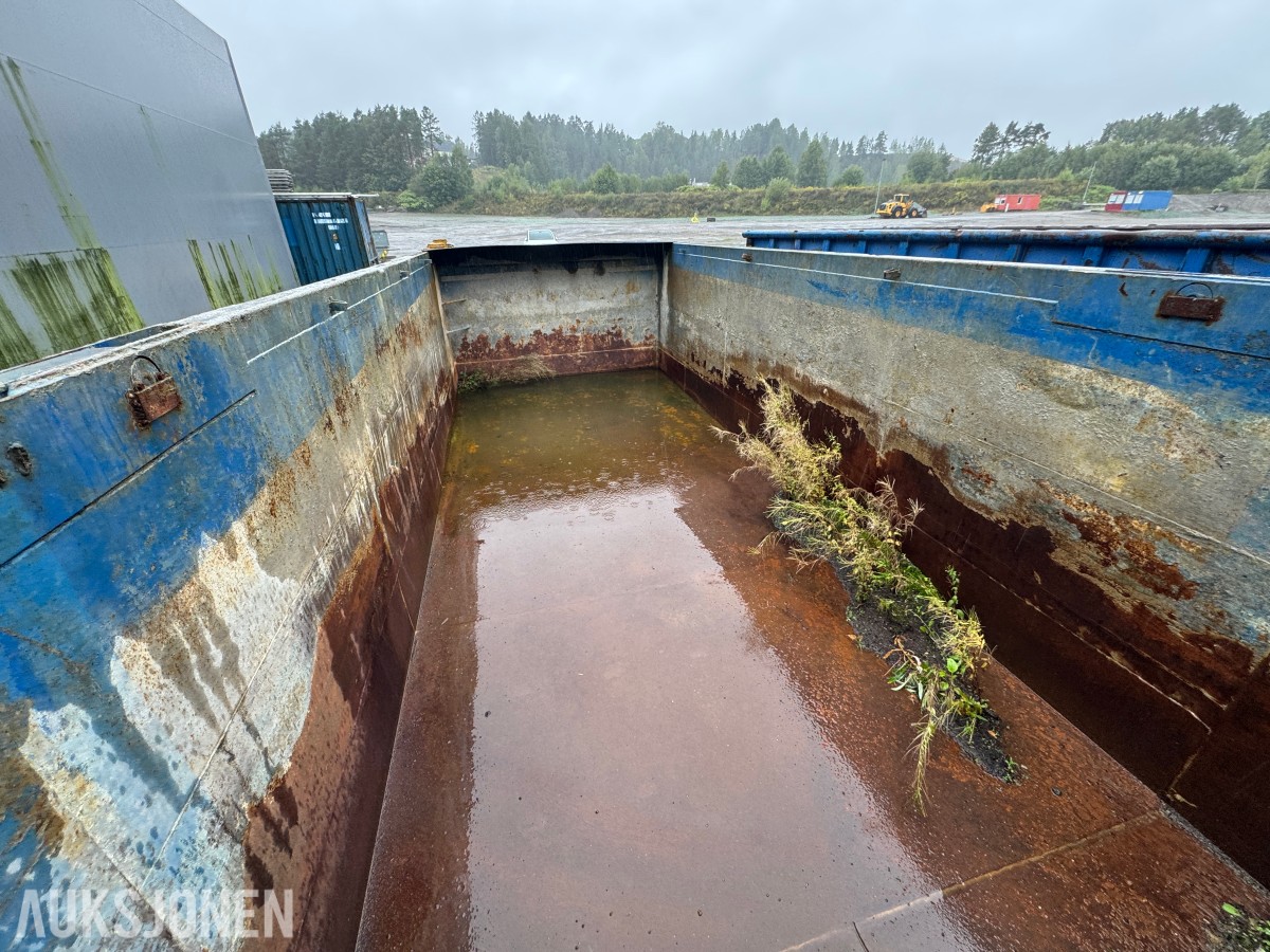 6 meter slamcontainer Krok – 22 m³ – BNS Miljø