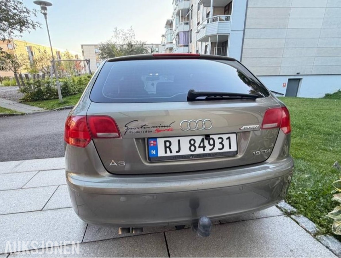 2008 AUDI A3 *UTEN MINSTEPRIS* 1.9 TDI 105HK AUTOMAT HENGERFESTE