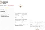 0.69CT DIAMANTRING I 14K GULL. NATURLIGE DIAMANTER! TAKSTBREV OG SERTIFIKAT!