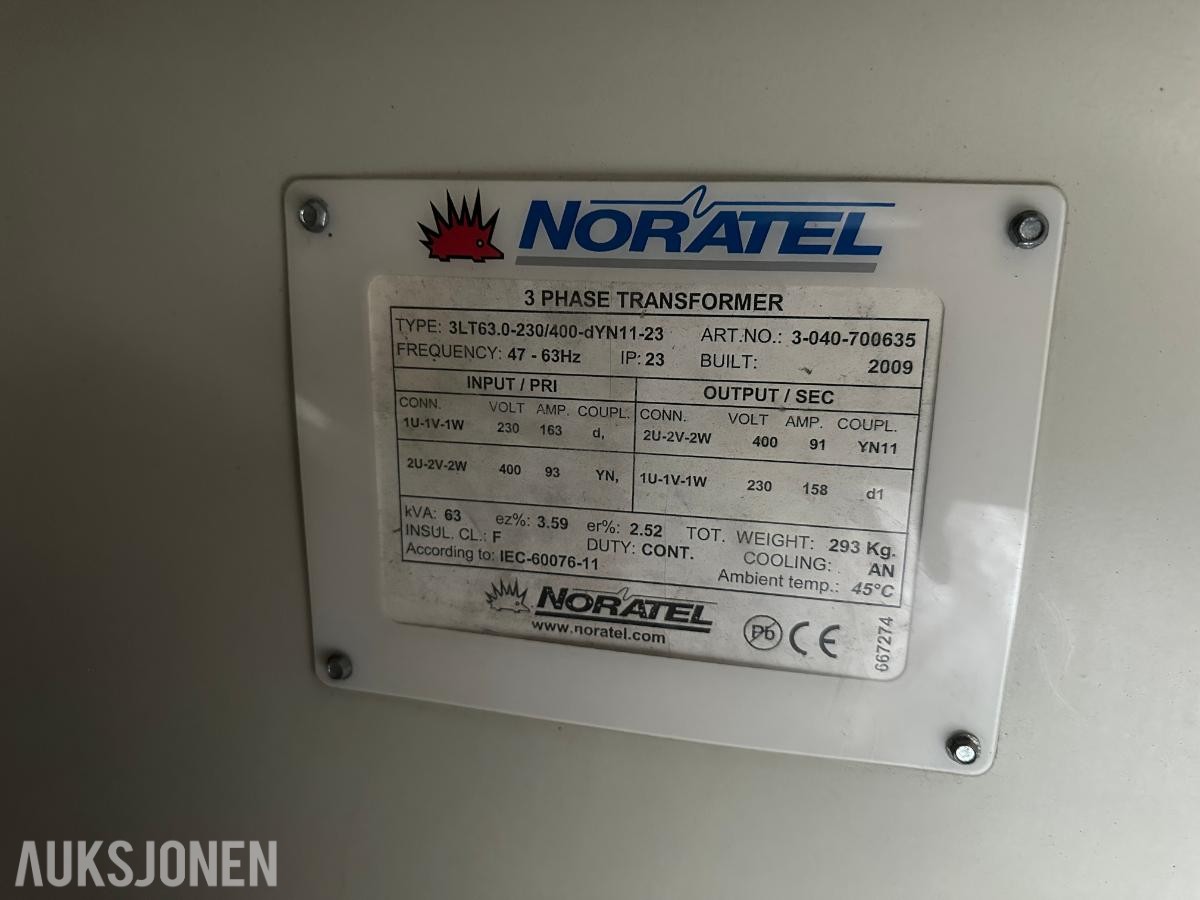 2009 Noratel Trafo