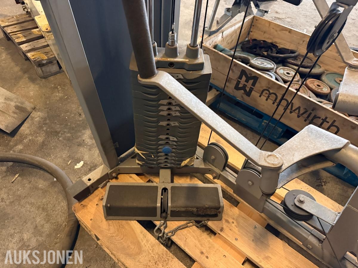 PARTI MED TRENINGSMASKINER OG VEKTSKIVER – LIFE FITNESS, NAUTILUS OG PRO-FORM