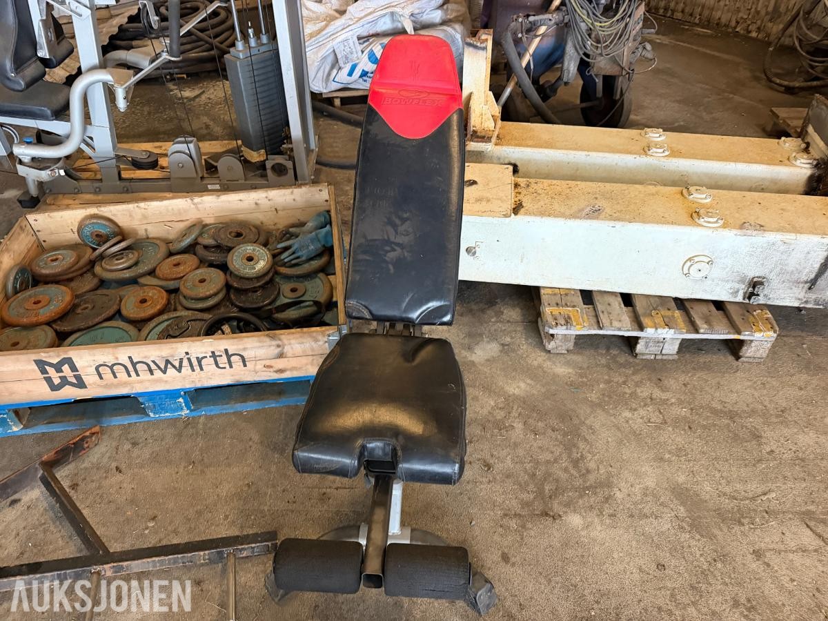 PARTI MED TRENINGSMASKINER OG VEKTSKIVER – LIFE FITNESS, NAUTILUS OG PRO-FORM