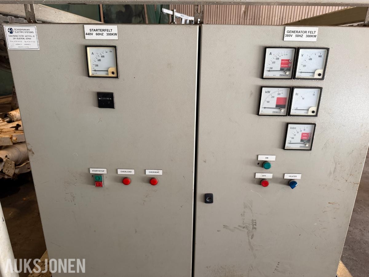 STAMFORD/LÖNNE 300 KW FREKVENSOMFORMER 60/50 HZ – 370 KVA