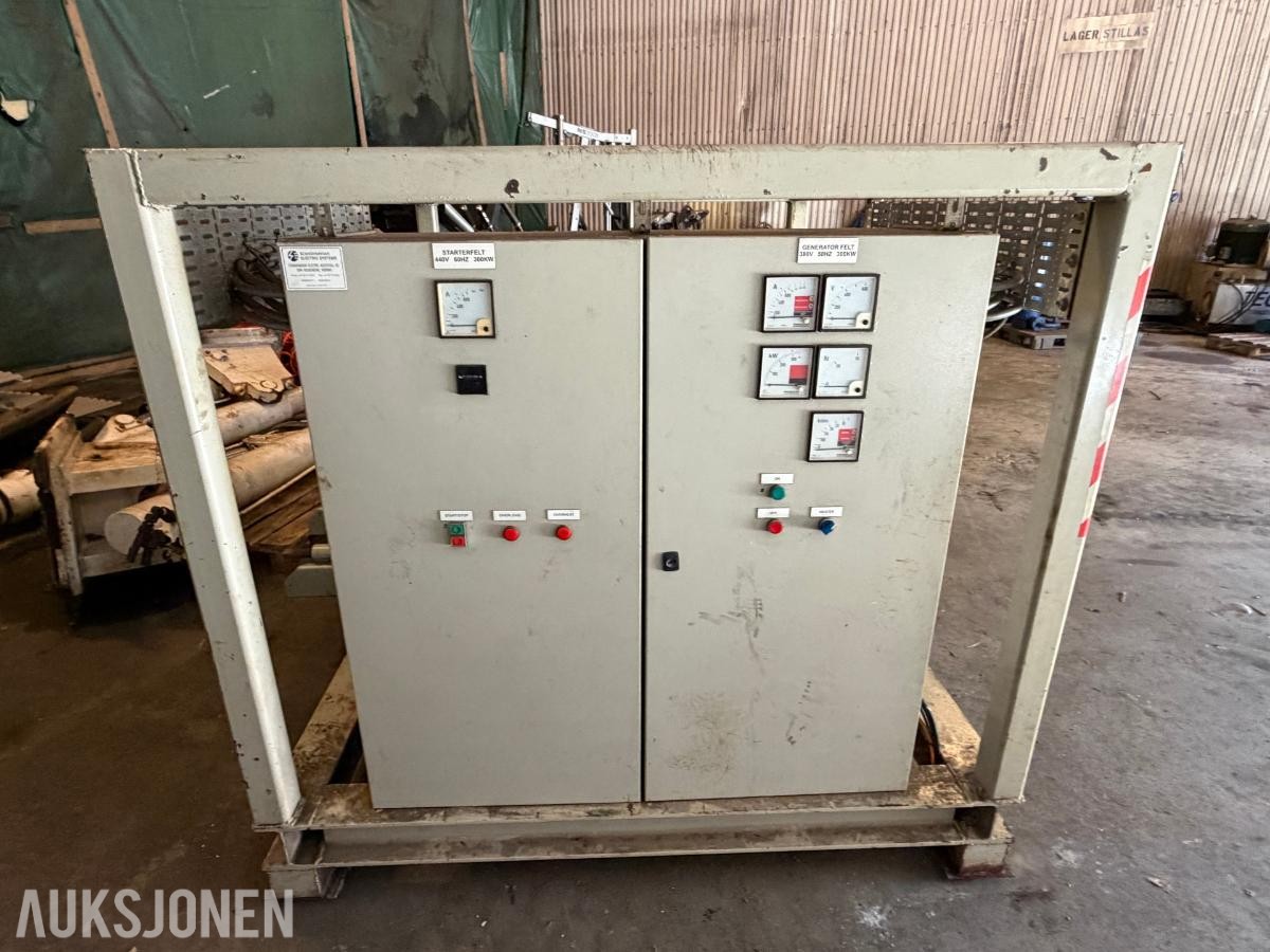STAMFORD/LÖNNE 300 KW FREKVENSOMFORMER 60/50 HZ – 370 KVA