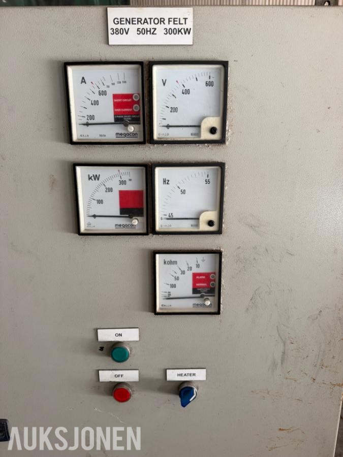STAMFORD/LÖNNE 300 KW FREKVENSOMFORMER 60/50 HZ – 370 KVA