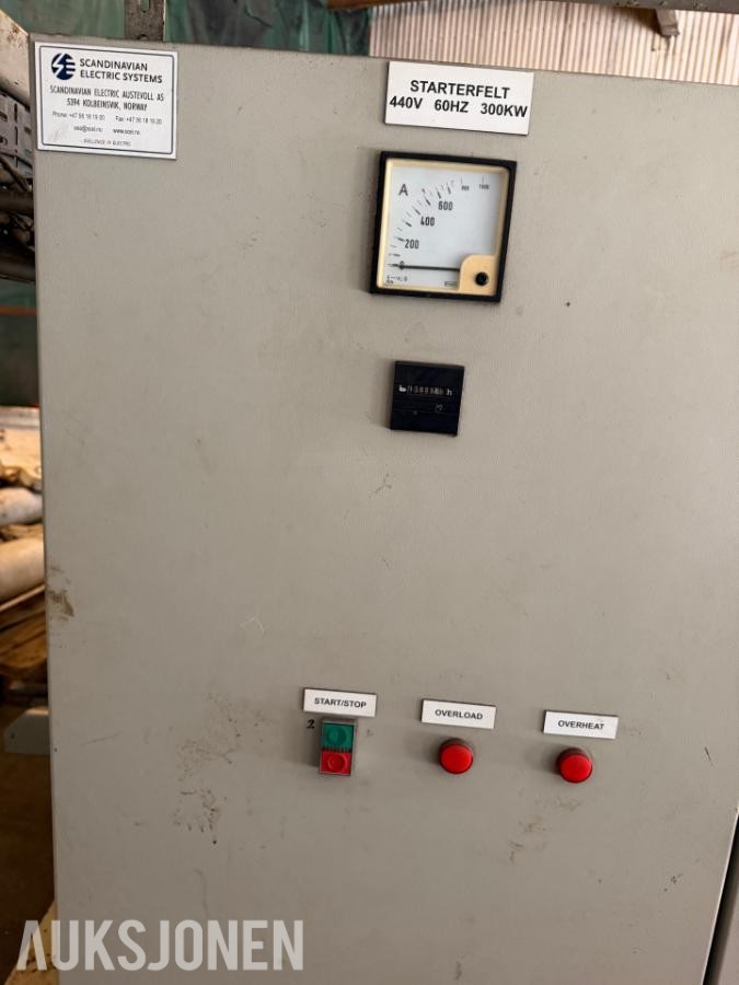 STAMFORD/LÖNNE 300 KW FREKVENSOMFORMER 60/50 HZ – 370 KVA