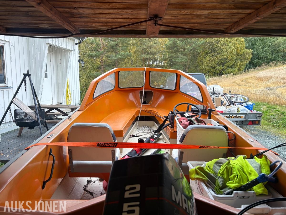 1979 Askeladden 16,5 med 25 hk Mercury påhengsmotor