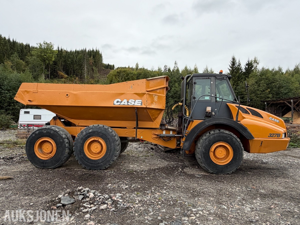 2006 Case 327B dumper / 6x6 / Sentralsmøring