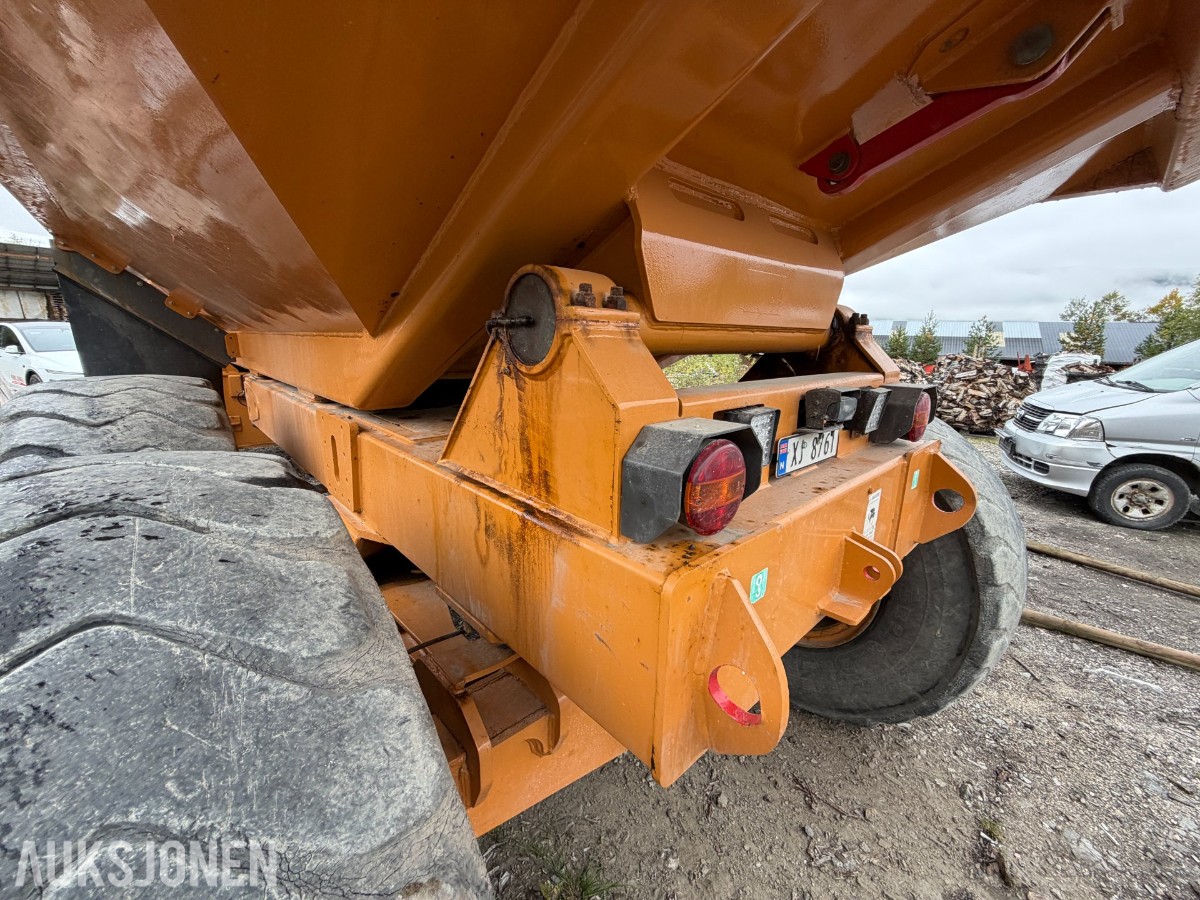 2006 Case 327B dumper / 6x6 / Sentralsmøring