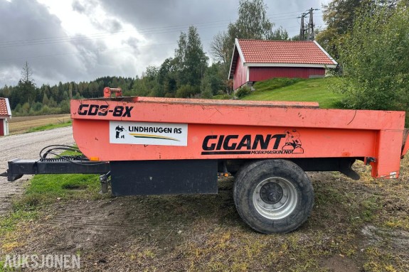 2018 Gigant  GD3-8X dumperhenger.