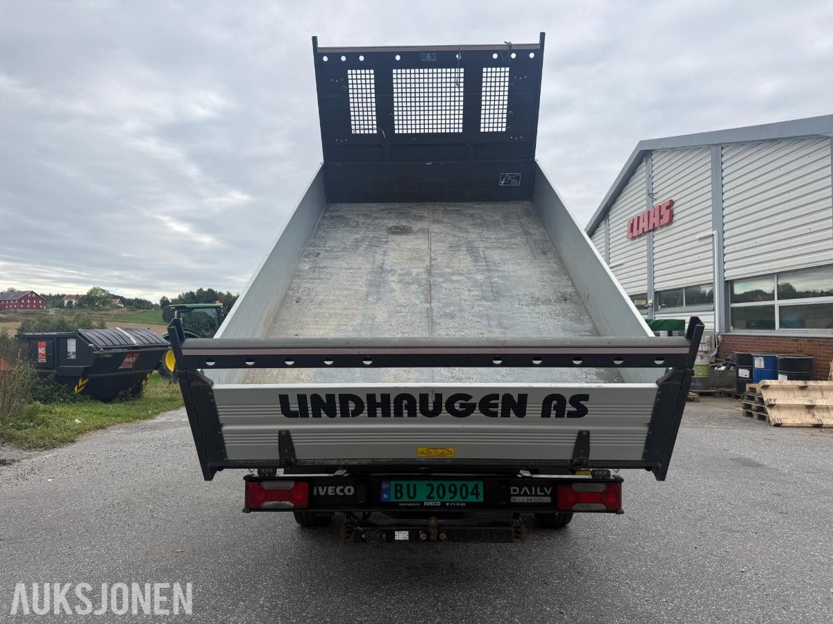 2020 Iveco Daily planbil m/tipp – automat – ryggekamera – 3-seter