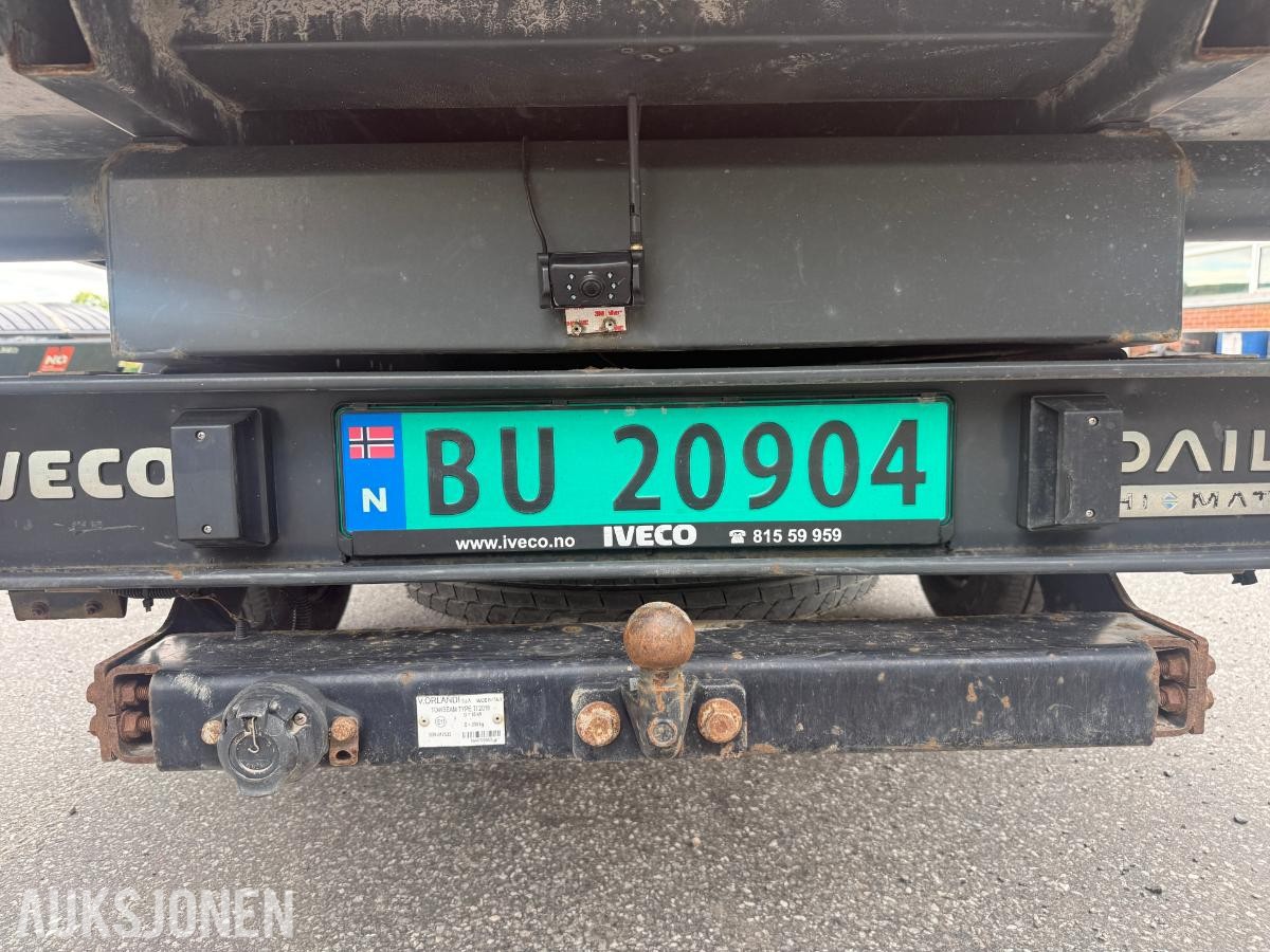 2020 Iveco Daily planbil m/tipp – automat – ryggekamera – 3-seter