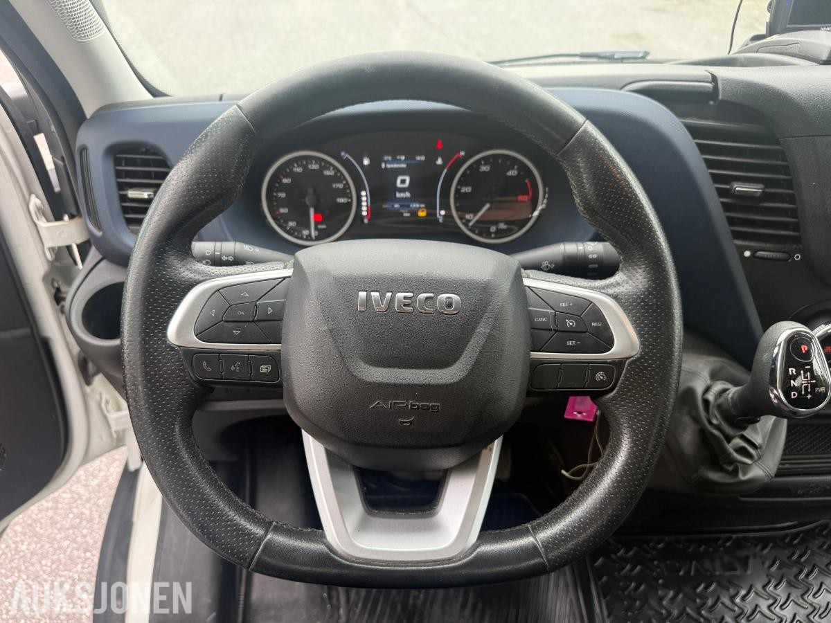 2020 Iveco Daily planbil m/tipp – automat – ryggekamera – 3-seter