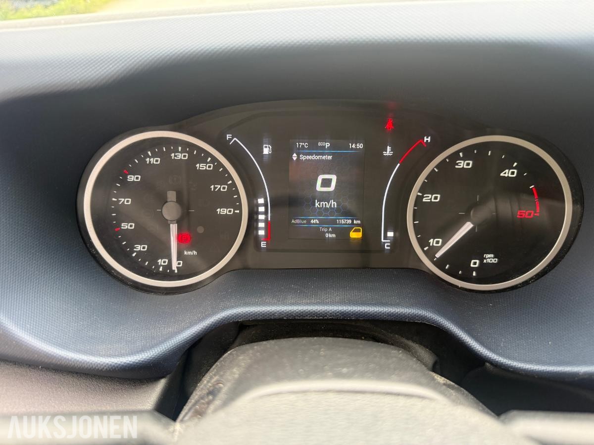 2020 Iveco Daily planbil m/tipp – automat – ryggekamera – 3-seter