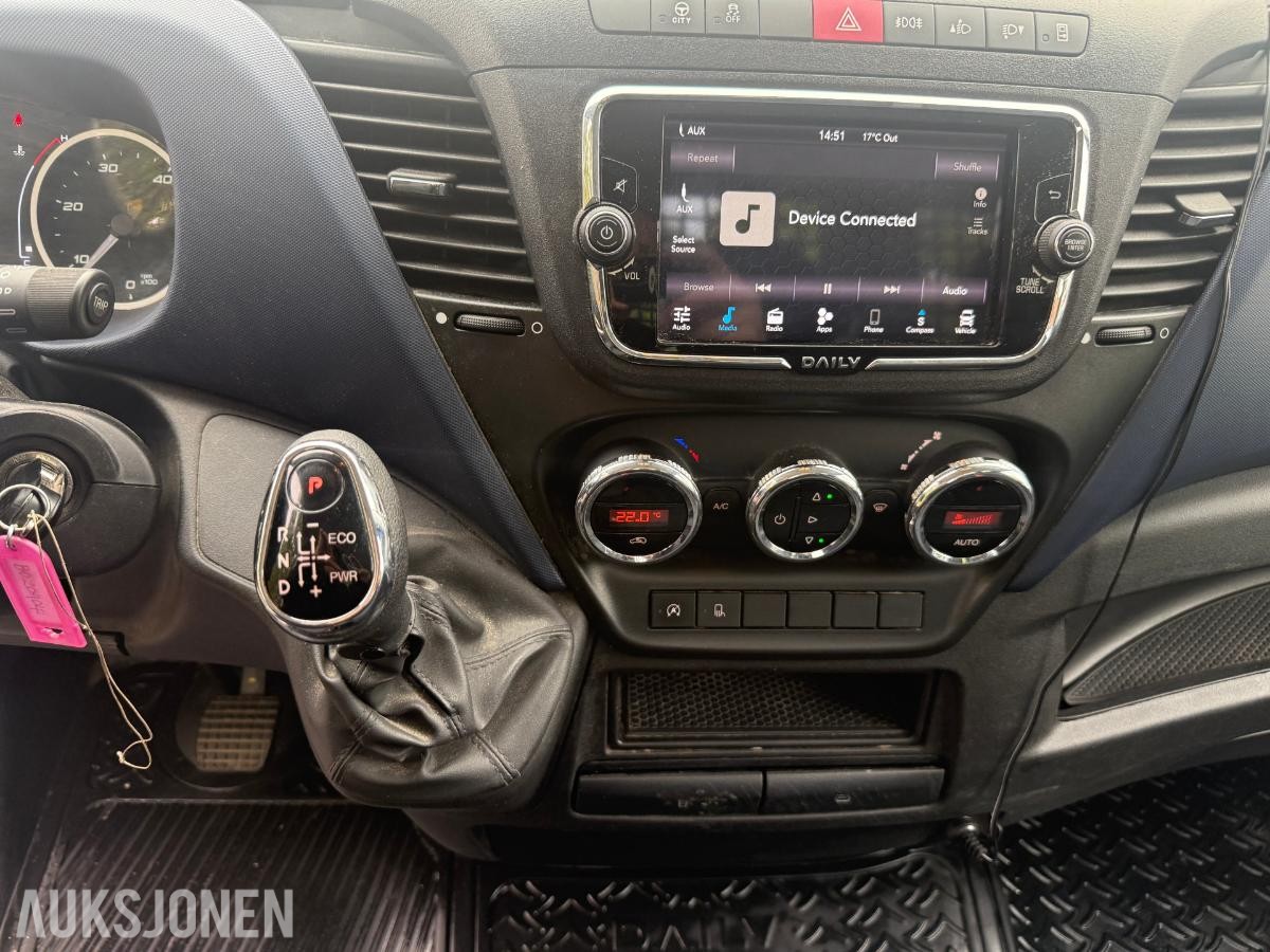 2020 Iveco Daily planbil m/tipp – automat – ryggekamera – 3-seter