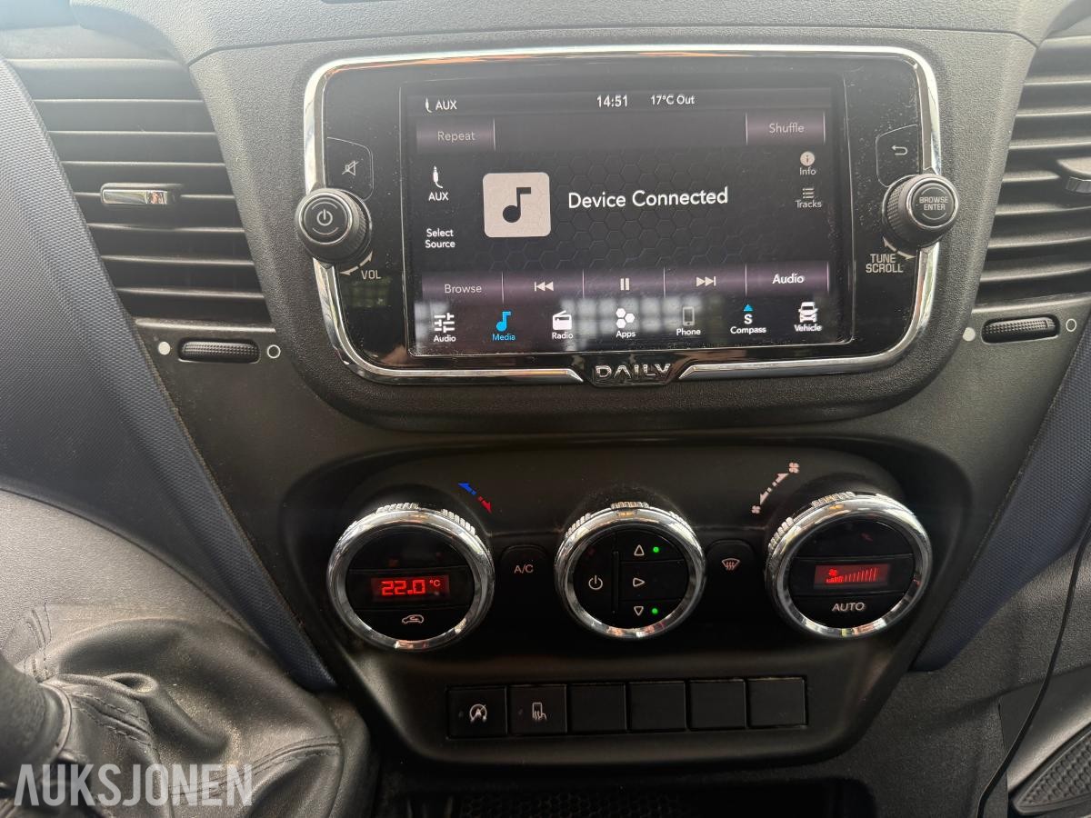 2020 Iveco Daily planbil m/tipp – automat – ryggekamera – 3-seter