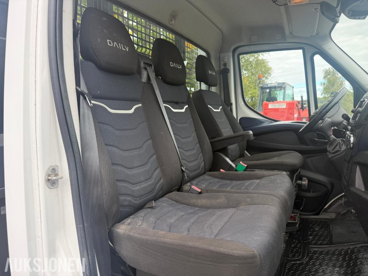 2020 Iveco Daily planbil m/tipp – automat – ryggekamera – 3-seter