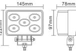 12 stk 50W Led arbeidslamper. T1050 - traktorlys