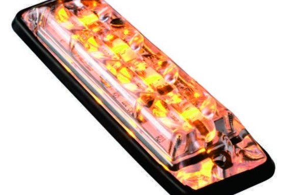10 stk nye 4 led's blitzere med 150 graders spredning og 22 blinkemønstere. 30233