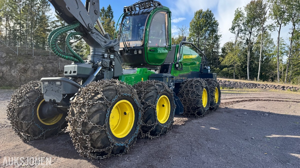 2025 John Deere 1270H hogstmaskin – H424 aggregat – 993 timer