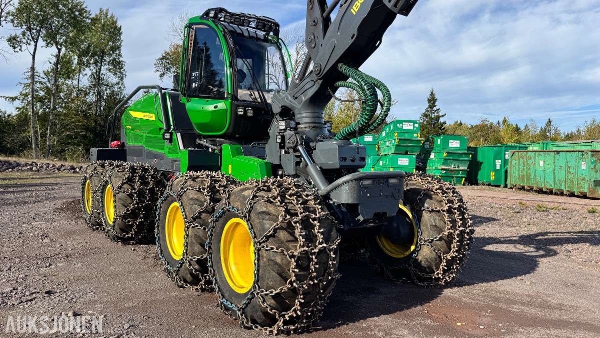2025 John Deere 1270H hogstmaskin – H424 aggregat – 993 timer