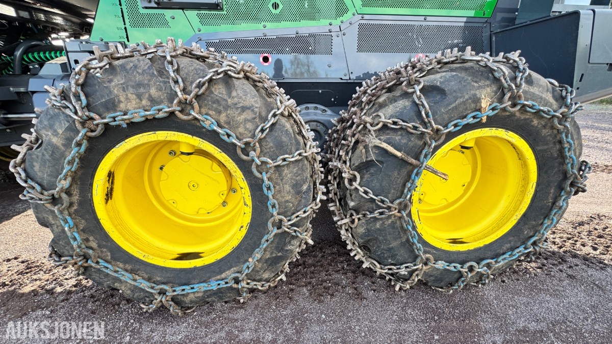 2025 John Deere 1270H hogstmaskin – H424 aggregat – 993 timer