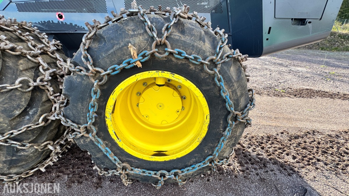2025 John Deere 1270H hogstmaskin – H424 aggregat – 993 timer
