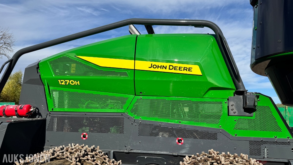 2025 John Deere 1270H hogstmaskin – H424 aggregat – 993 timer