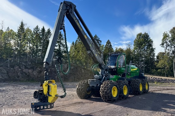 2025 John Deere 1270H hogstmaskin – H424 aggregat – 993 timer