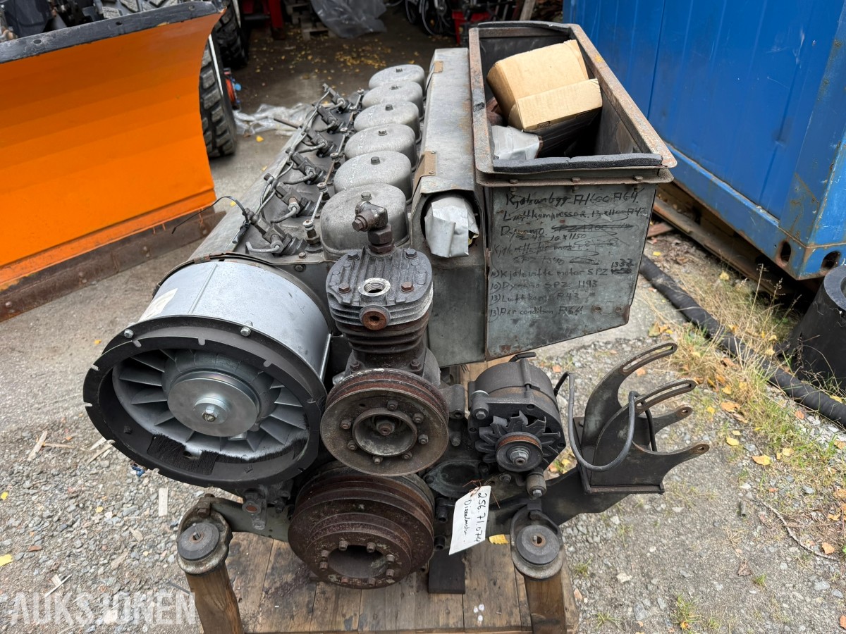Deutz F6L912W 6-sylindret luftkjølt dieselmotor – 65 kW – 2300 o/min