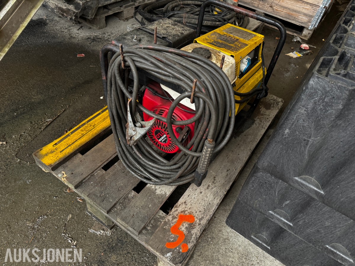 ESAB sveiseaggregat med Honda 11 HK aggregat
