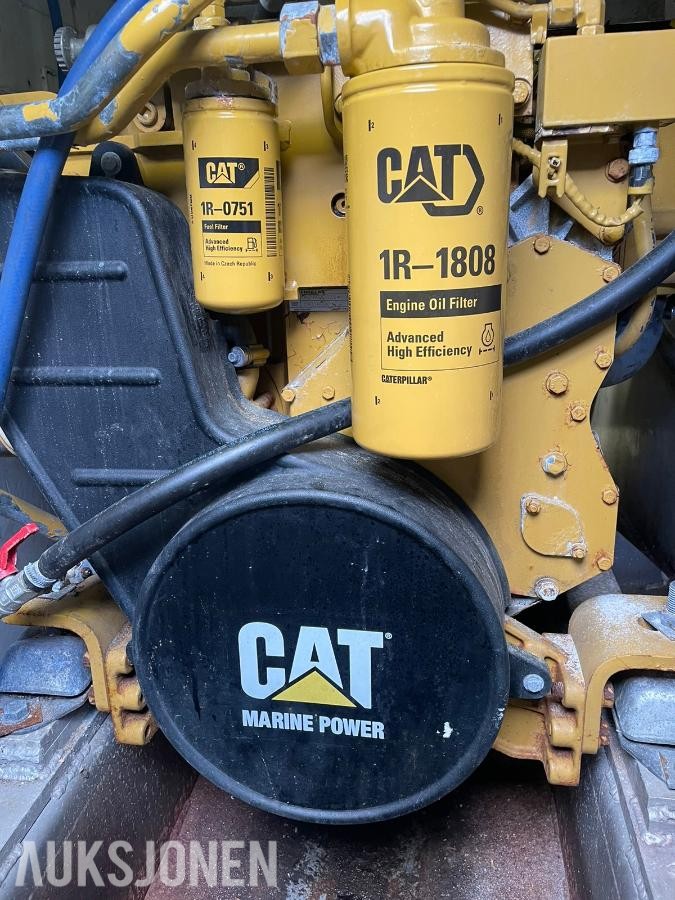 2000  Profesjonell 11,7 m Alu båt Cat C9 (700t) Palfinger Baugrampe