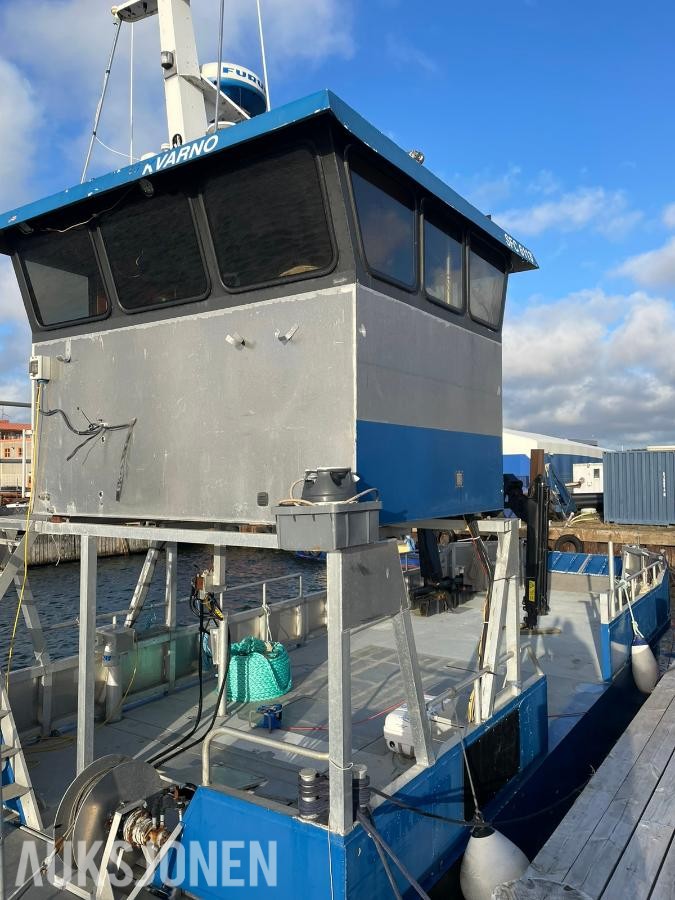 2000  Profesjonell 11,7 m Alu båt Cat C9 (700t) Palfinger Baugrampe