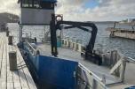 2000  Profesjonell 11,7 m Alu båt Cat C9 (700t) Palfinger Baugrampe