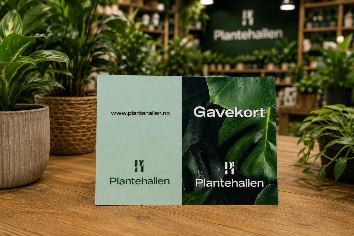 Rosa sløyfe: Gavekort på 5000 kr hos Plantehallen